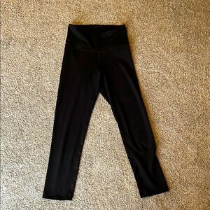 Old Navy PowerPress Black Cropped Leggings